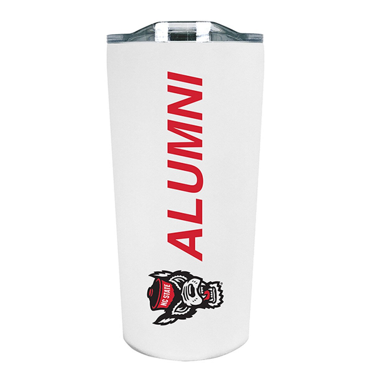18oz. Stainless Tumbler White Alumn